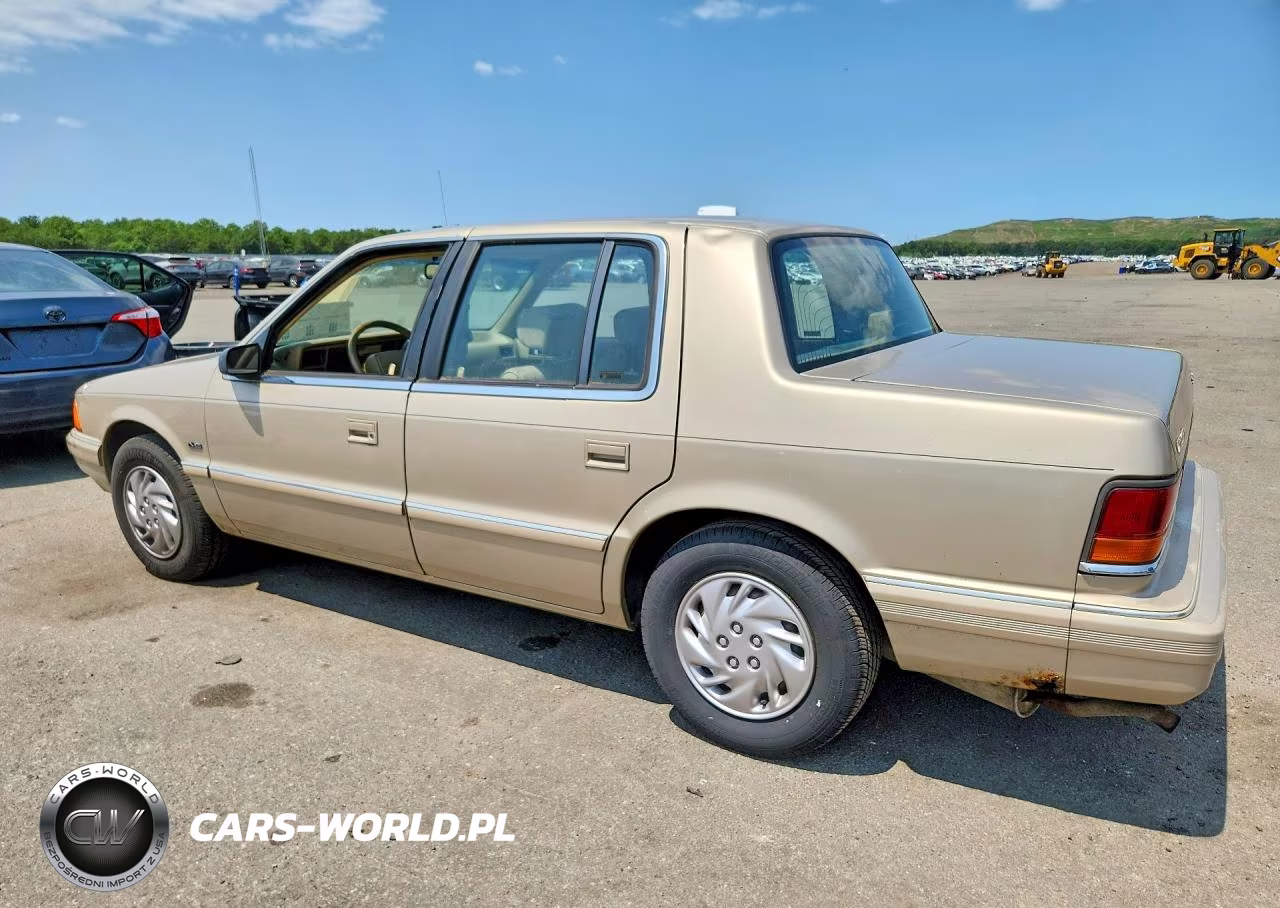 1992 Dodge Spirit VIN:1B3XA4635NF204996 - 2