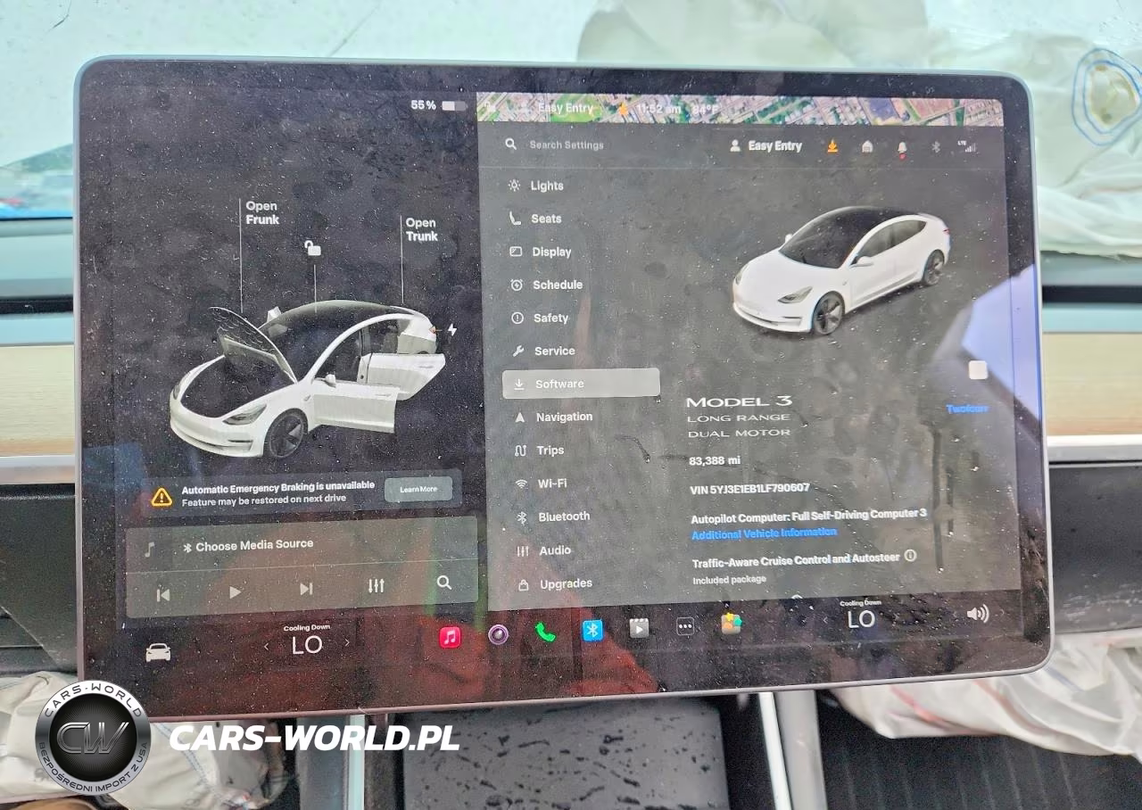 2020 Tesla Model 3 VIN:5YJ3E1EB1LF790607 - 9