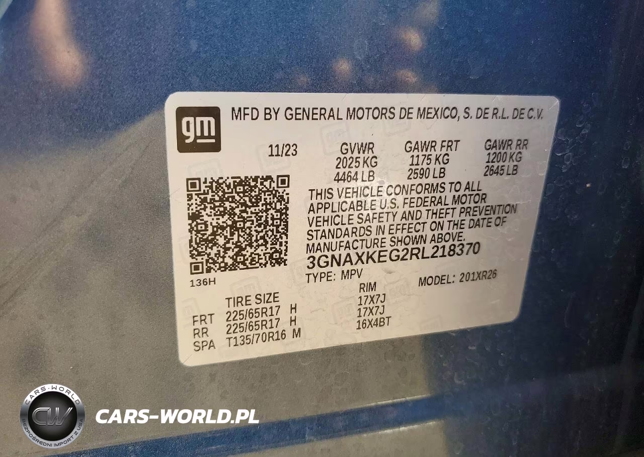 2024 Chevrolet Equinox Lt VIN:3GNAXKEG2RL218370 - 13