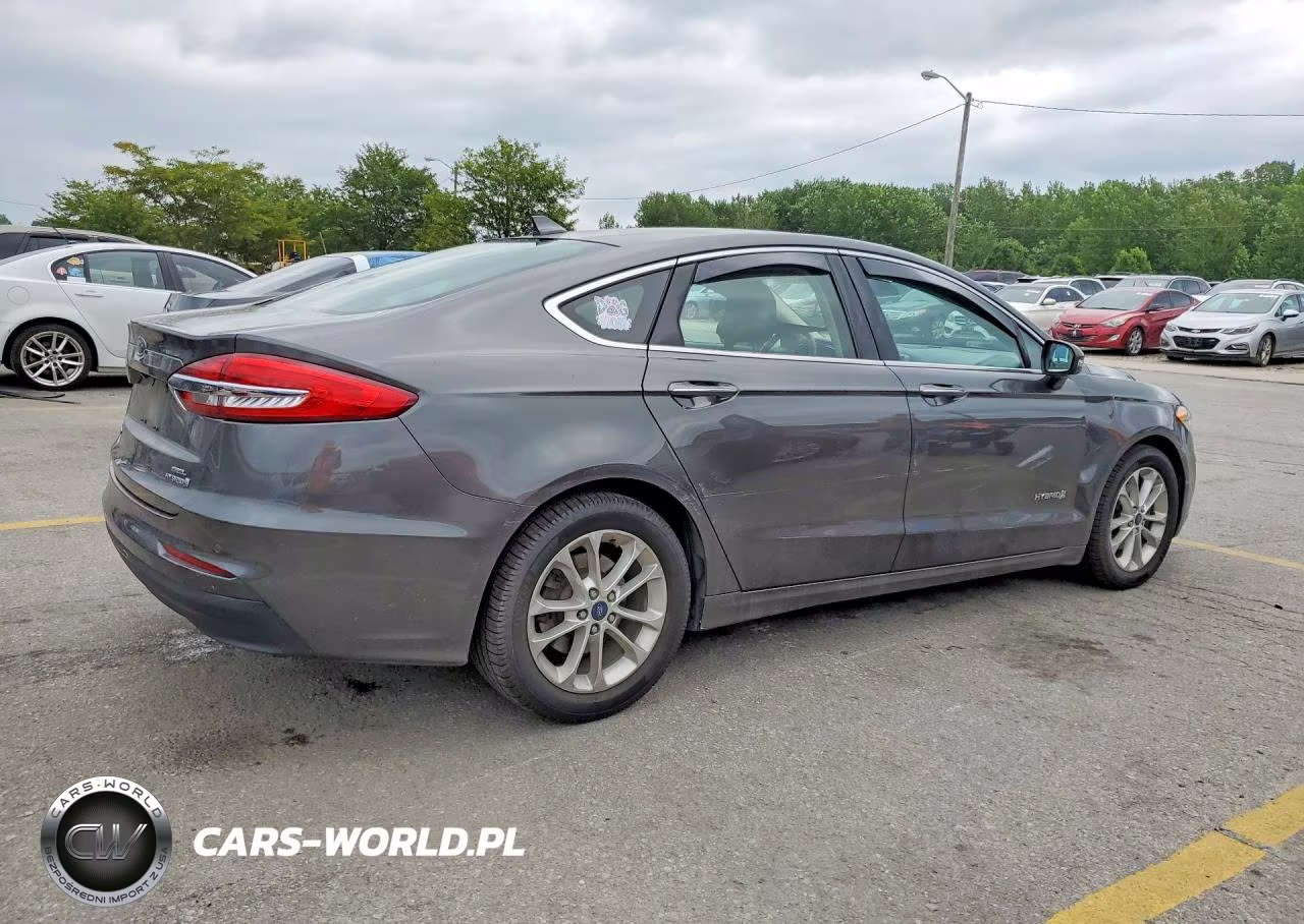 2019 Ford Fusion Sel VIN:3FA6P0MU6KR141019 - 3