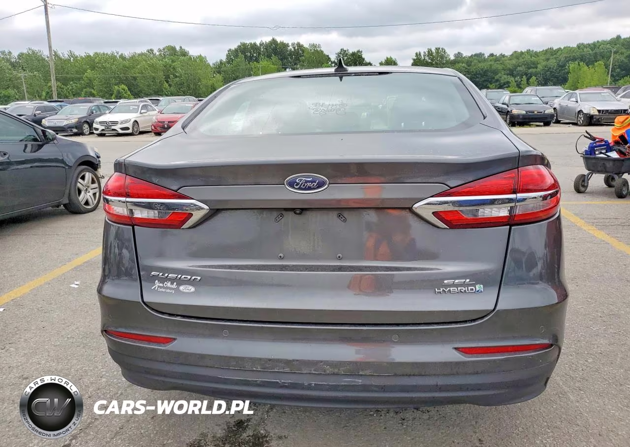 2019 Ford Fusion Sel VIN:3FA6P0MU6KR141019 - 6