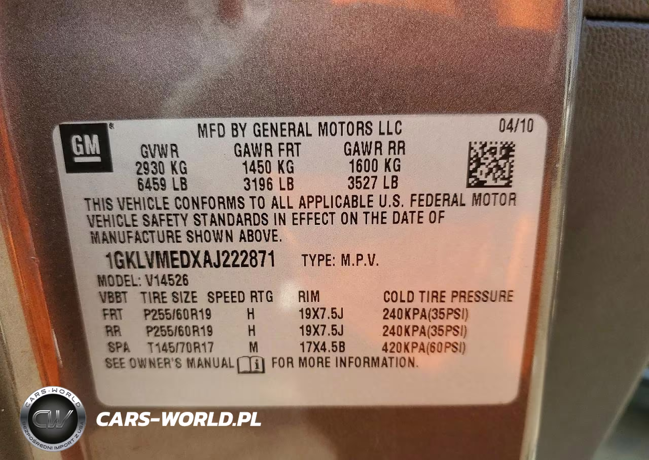 2010 GMC Acadia Slt-1 VIN:1GKLVMEDXAJ222871 - 13