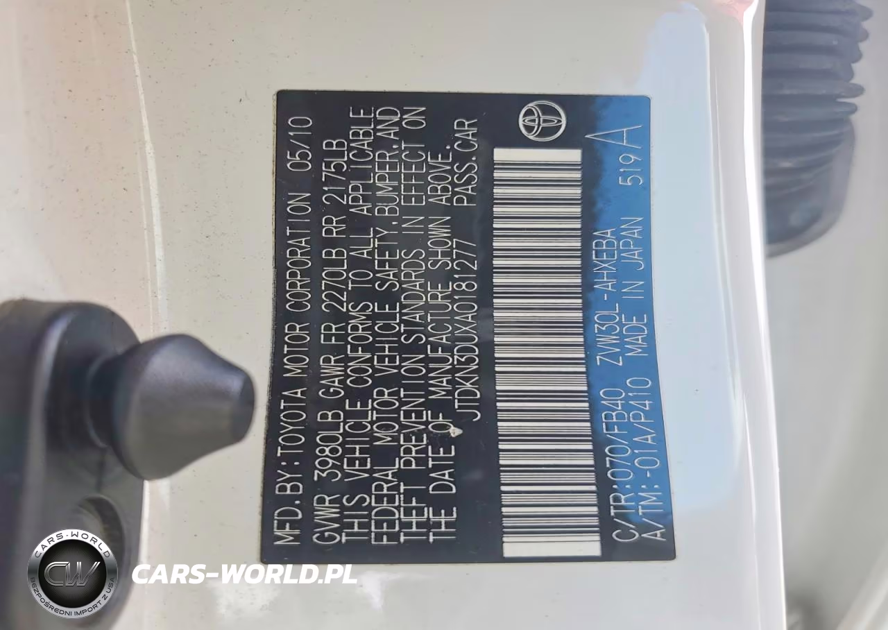 2010 Toyota Prius Iii VIN:JTDKN3DUXA0181277 - 13