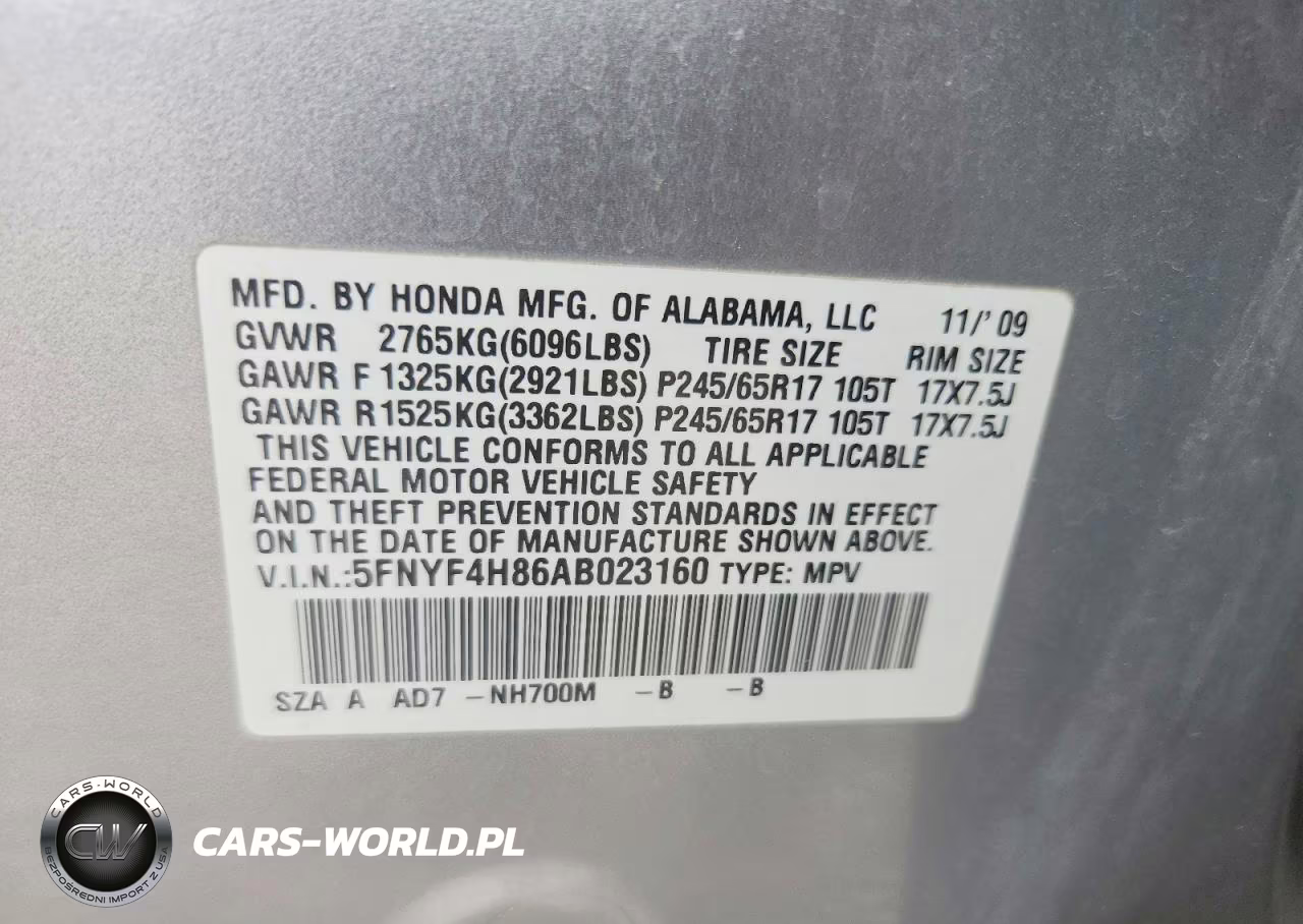 2010 Honda Pilot Touring VIN:5FNYF4H86AB023160 - 13