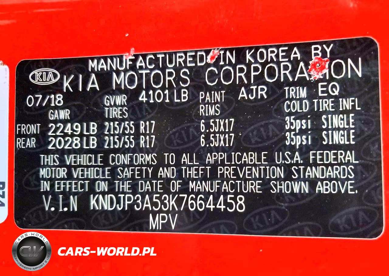 2019 Kia Soul + VIN:KNDJP3A53K7664458 - 13