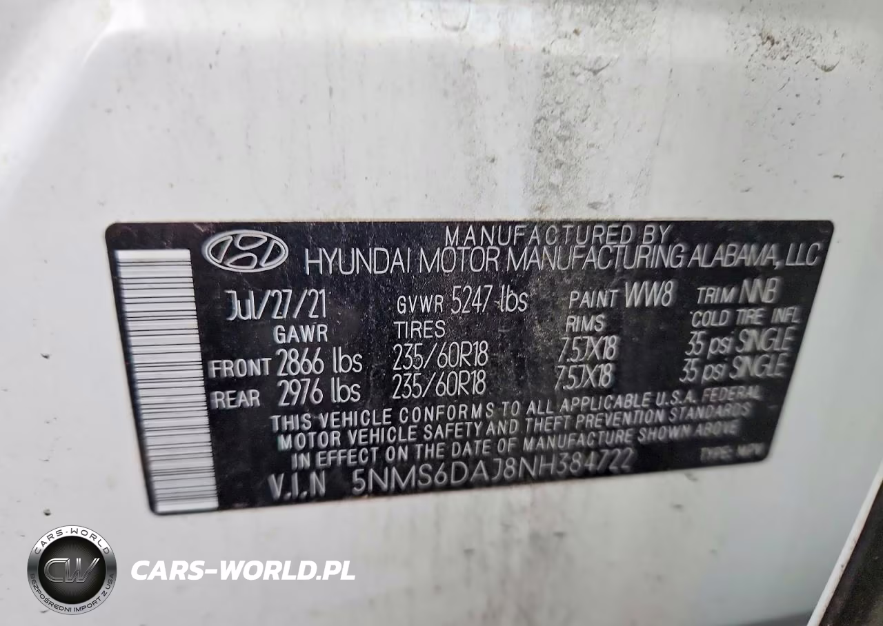 2022 Hyundai Santa Fe Xrt VIN:5NMS6DAJ8NH384722 - 13