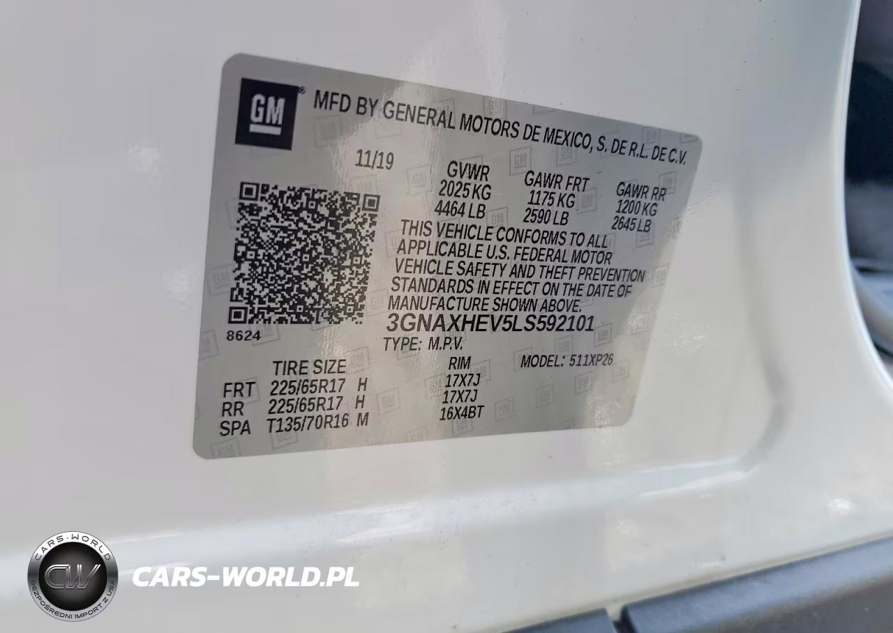 2020 Chevrolet Equinox Ls VIN:3GNAXHEV5LS592101 - 13