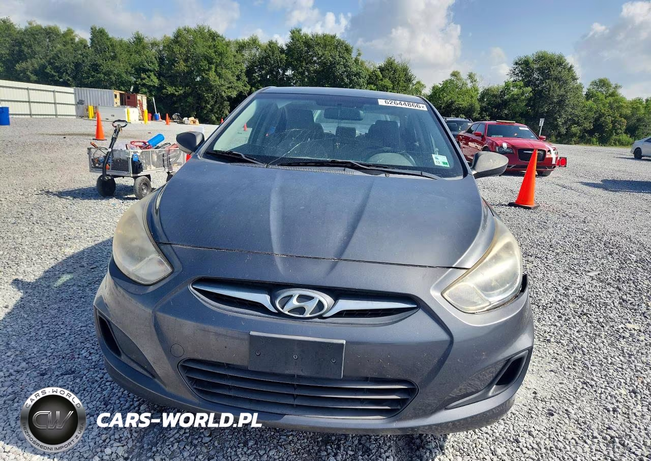 2012 Hyundai Accent Gls VIN:KMHCT4AE1CU084327 - 5