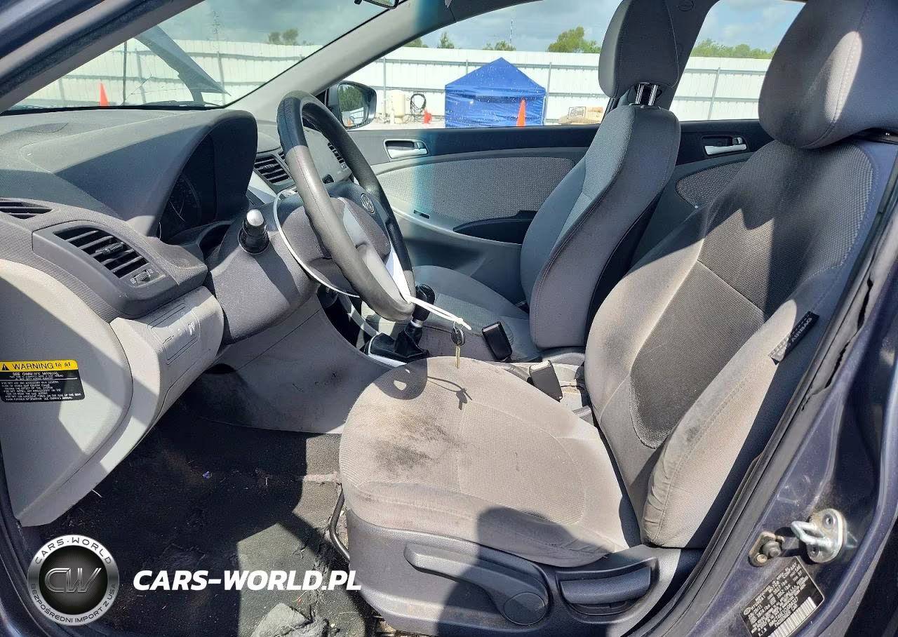 2012 Hyundai Accent Gls VIN:KMHCT4AE1CU084327 - 7