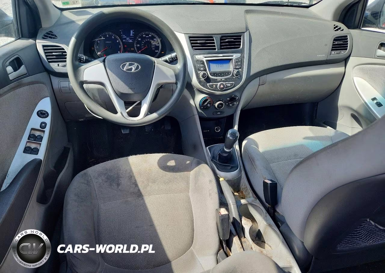 2012 Hyundai Accent Gls VIN:KMHCT4AE1CU084327 - 8