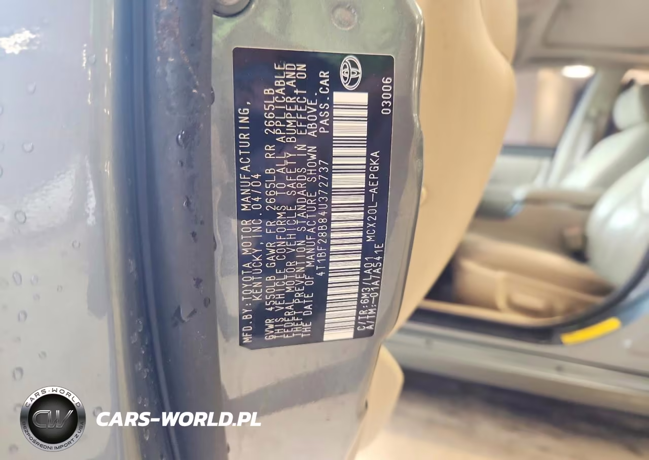 2004 Toyota Avalon Xls VIN:4T1BF28B84U372737 - 12