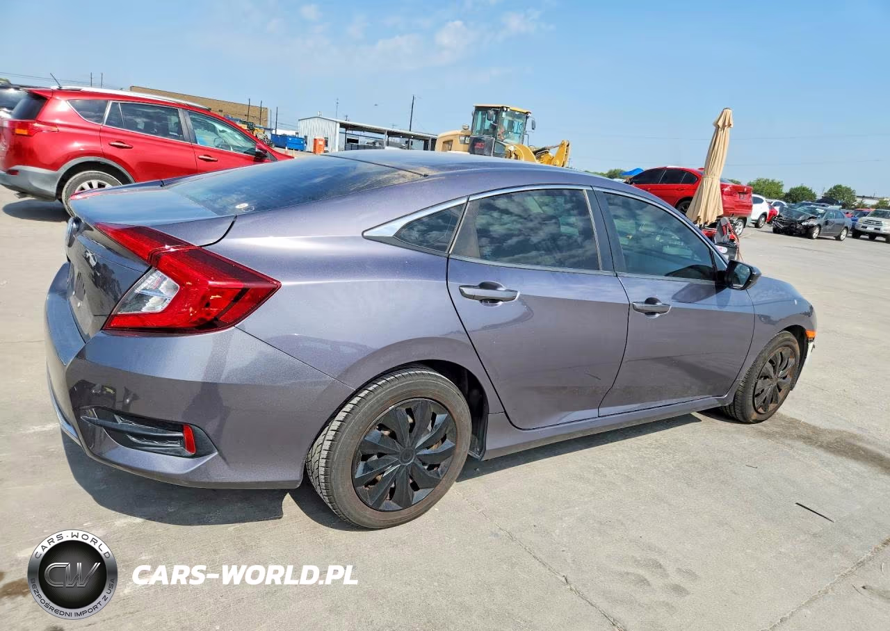 2020 Honda Civic Lx VIN:19XFC2F69LE007016 - 3