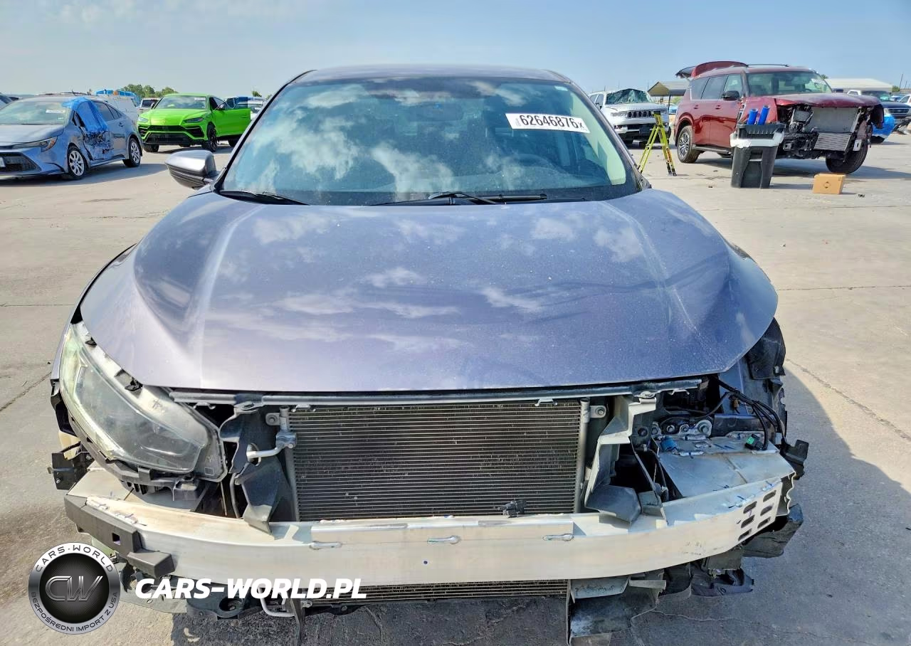 2020 Honda Civic Lx VIN:19XFC2F69LE007016 - 5