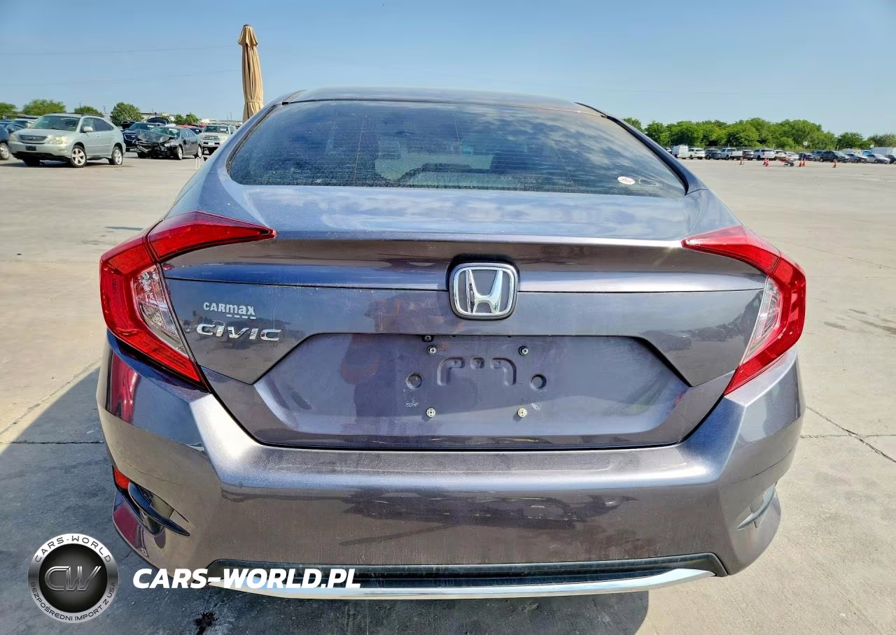 2020 Honda Civic Lx VIN:19XFC2F69LE007016 - 6