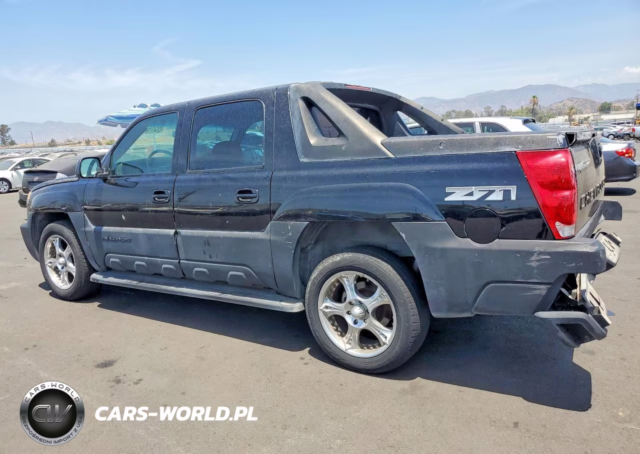 2002 Chevrolet Avalanche K1500 VIN:3GNEK13T52G107434 - 2