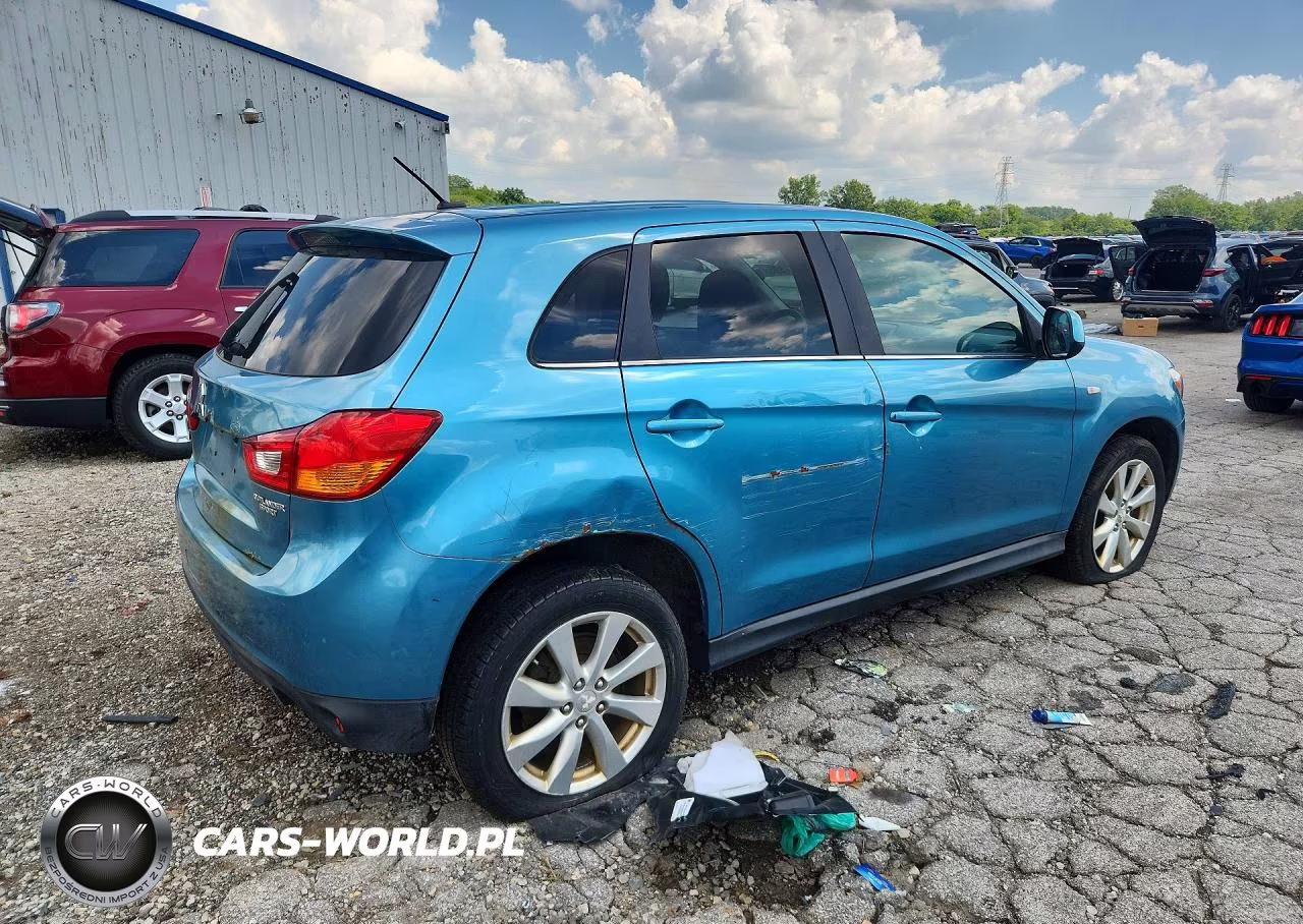 2014 Mitsubishi Outlander Sport Se VIN:4A4AP4AUXEE018534 - 3