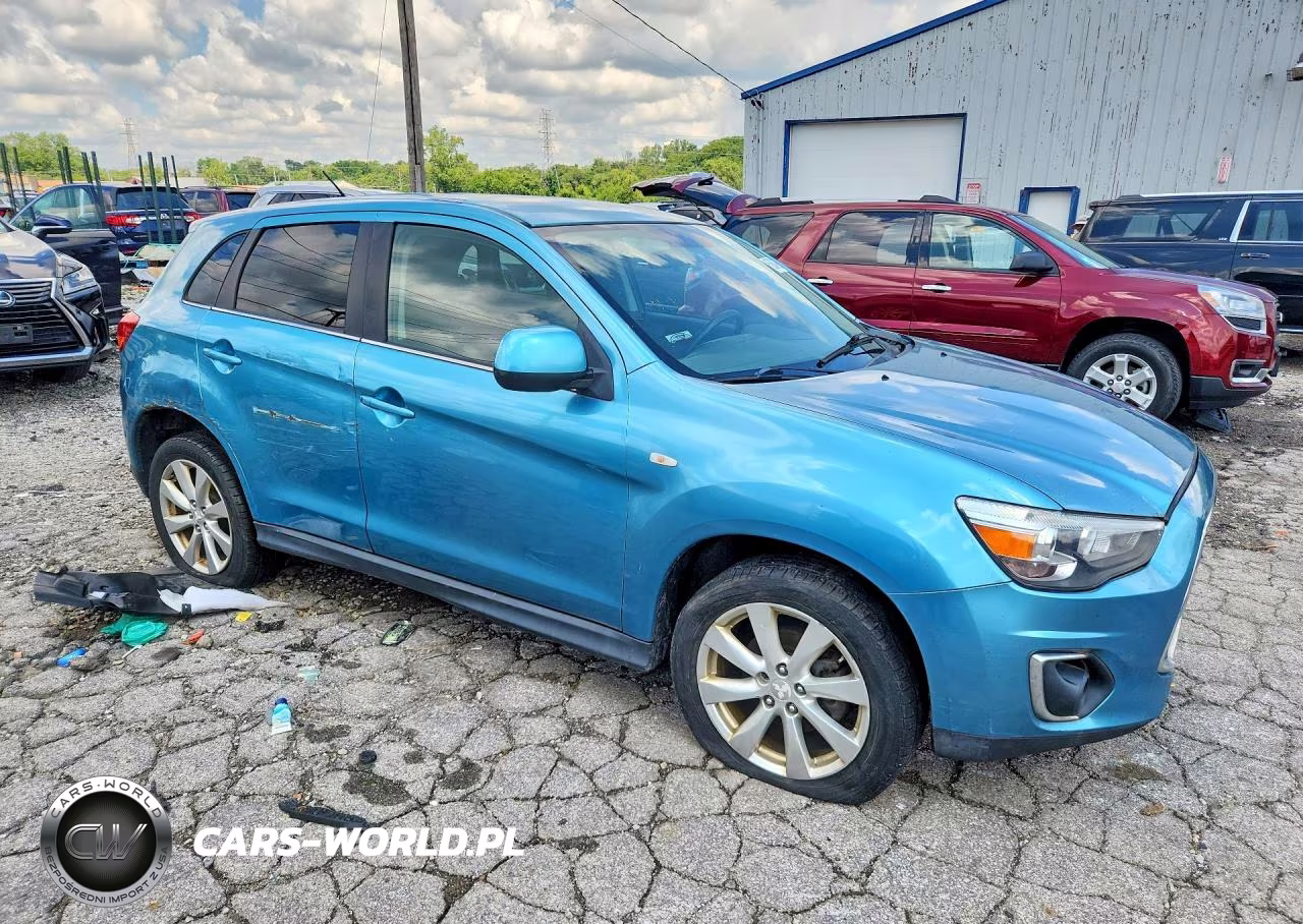 2014 Mitsubishi Outlander Sport Se VIN:4A4AP4AUXEE018534 - 4