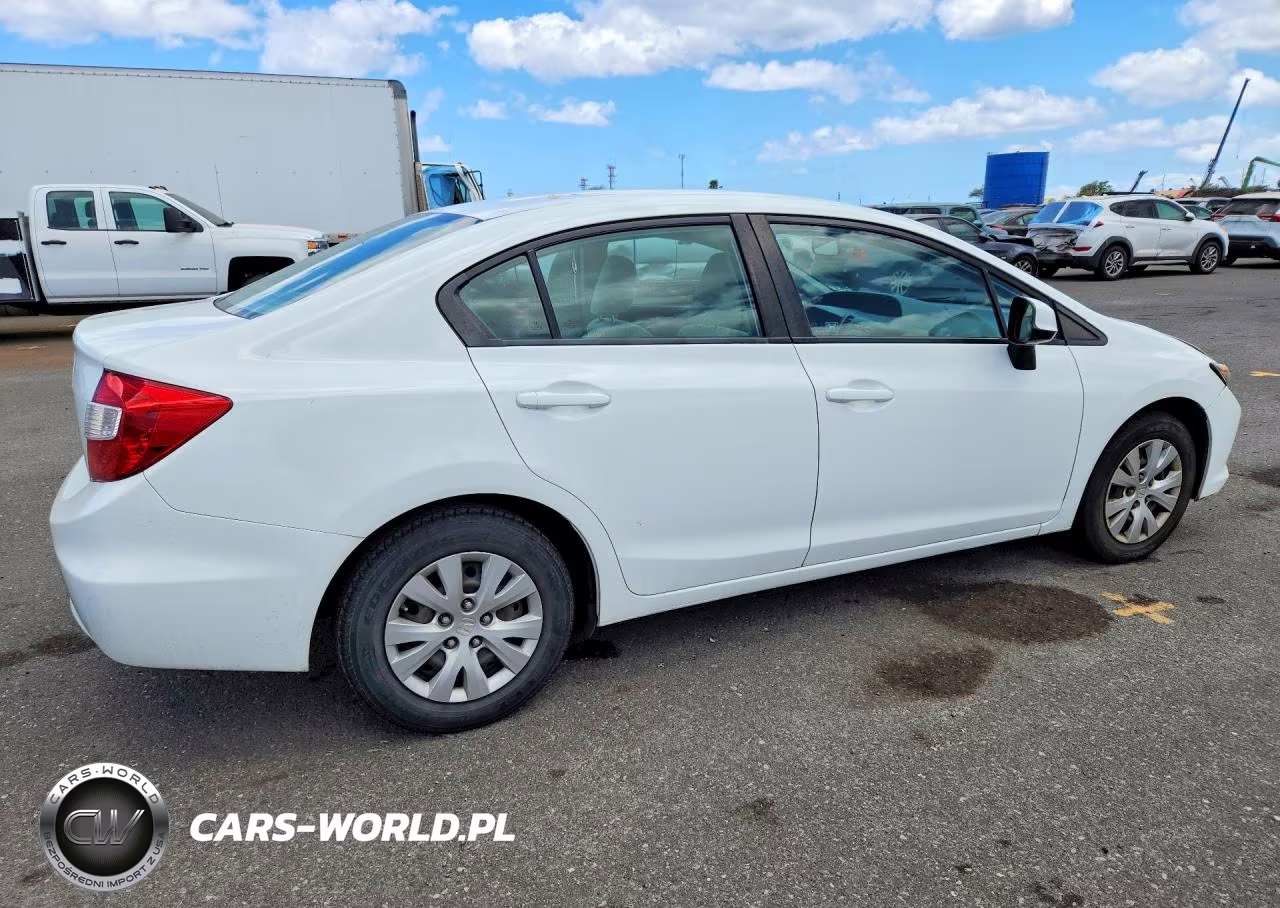 2012 Honda Civic Lx VIN:2HGFB2F5XCH311861 - 3