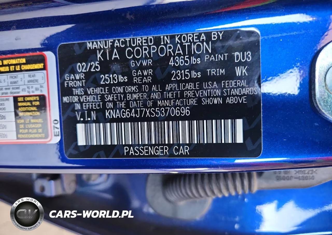 2025 Kia K5 Gt Line VIN:KNAG64J7XS5370696 - 13
