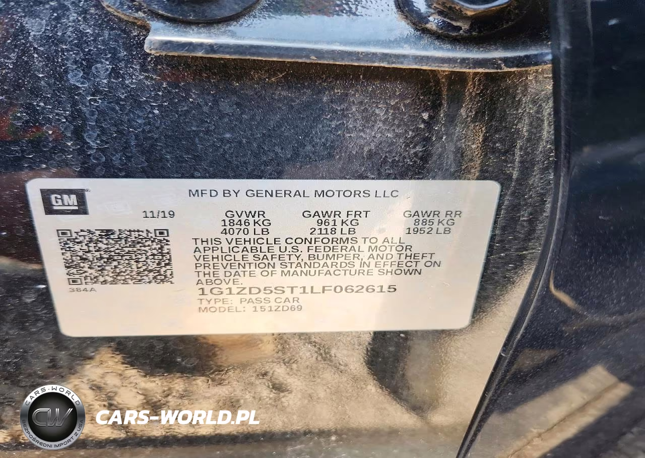 2020 Chevrolet Malibu Lt VIN:1G1ZD5ST1LF062615 - 12