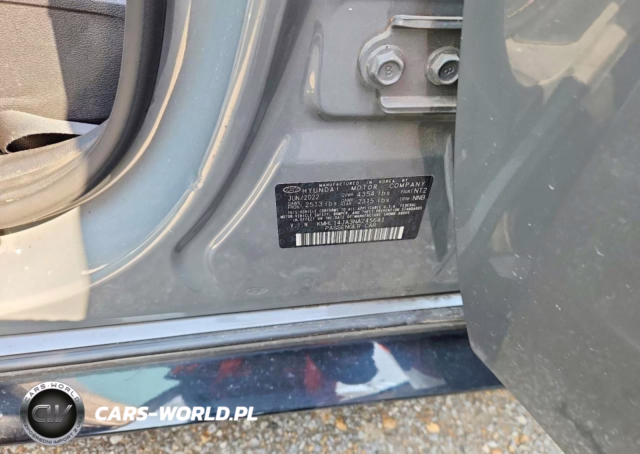 2022 Hyundai Sonata Sel VIN:KMHL14JA3NA245641 - 12