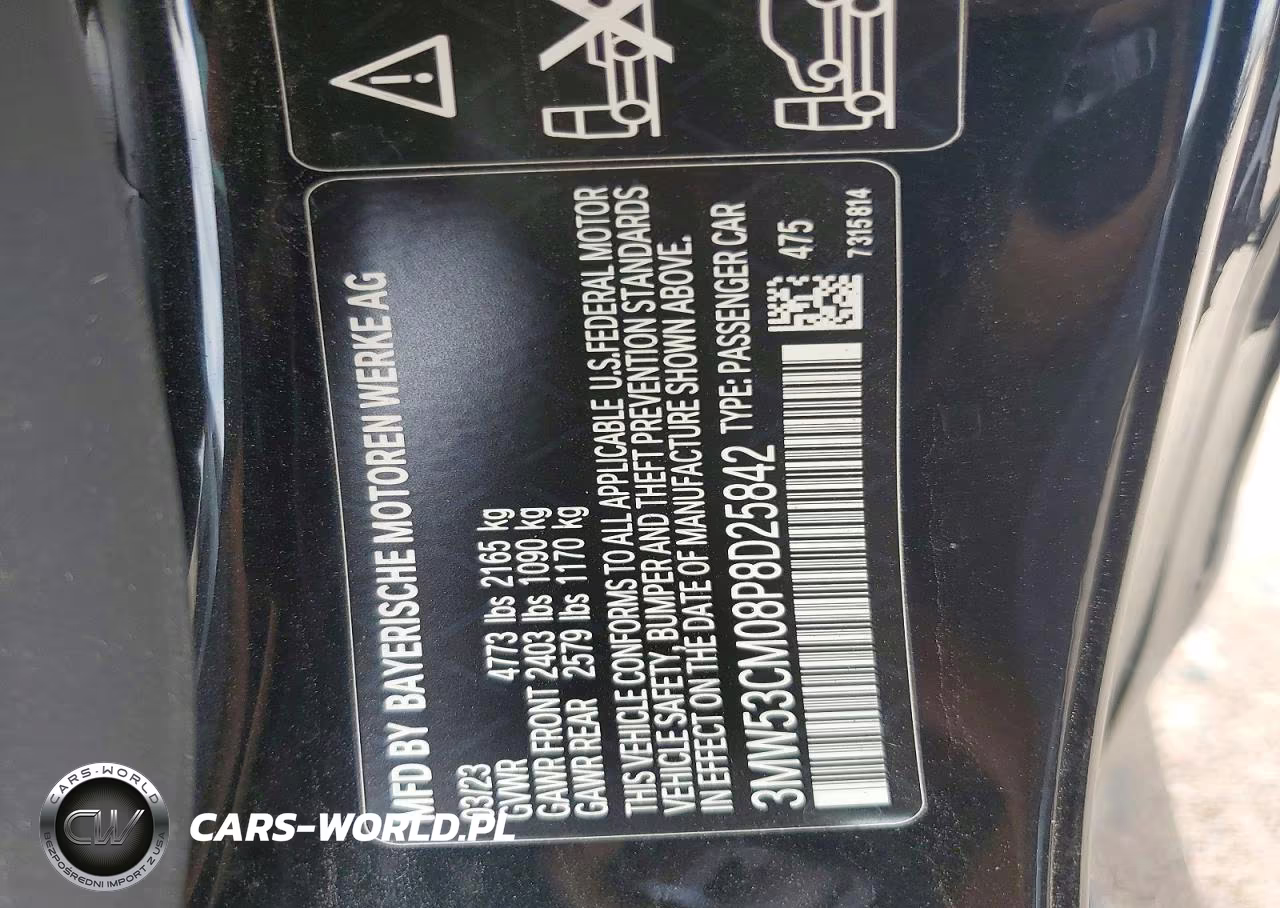 2023 BMW M240Xi VIN:3MW53CM08P8D25842 - 12