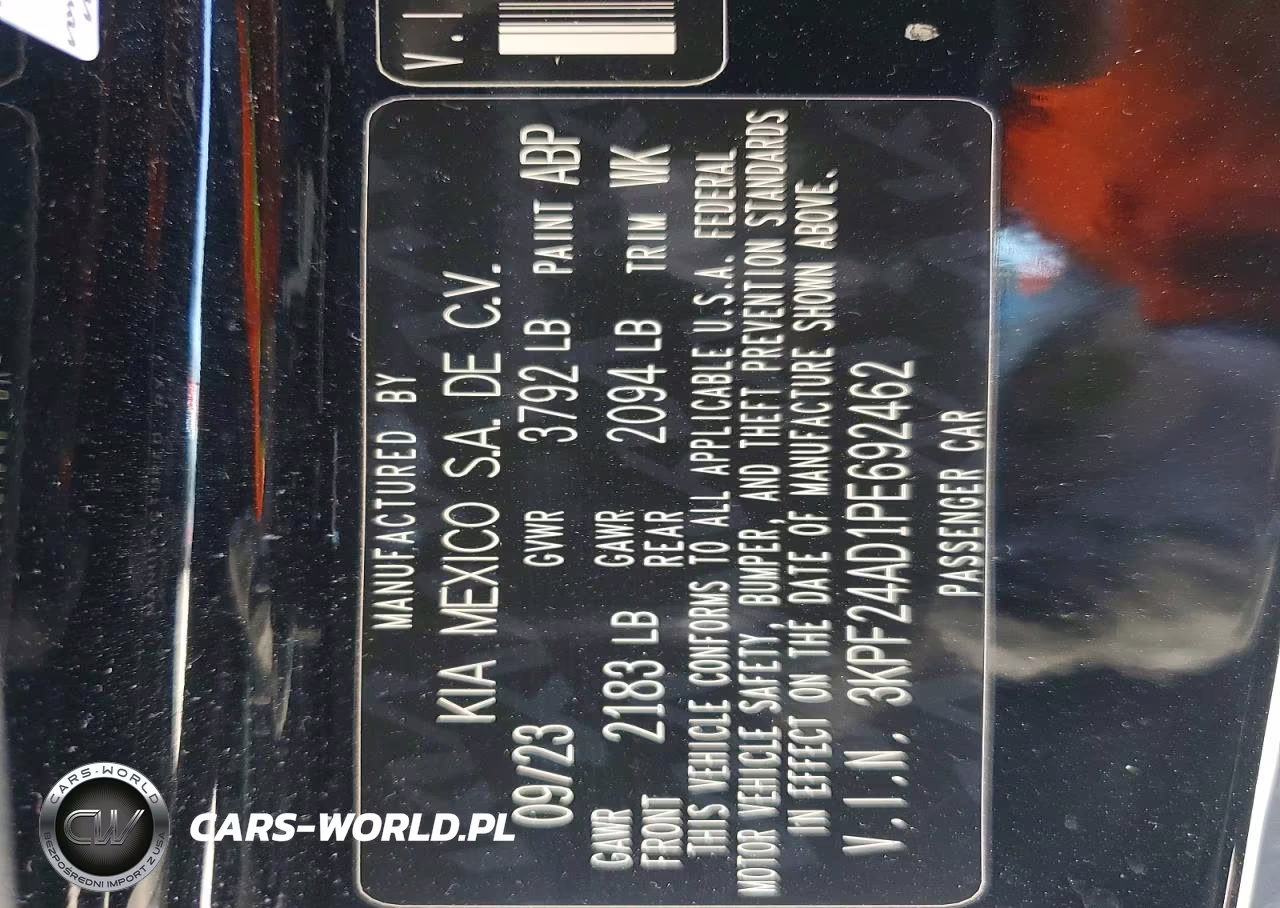 2023 Kia Forte Lxs VIN:3KPF24AD1PE692462 - 13
