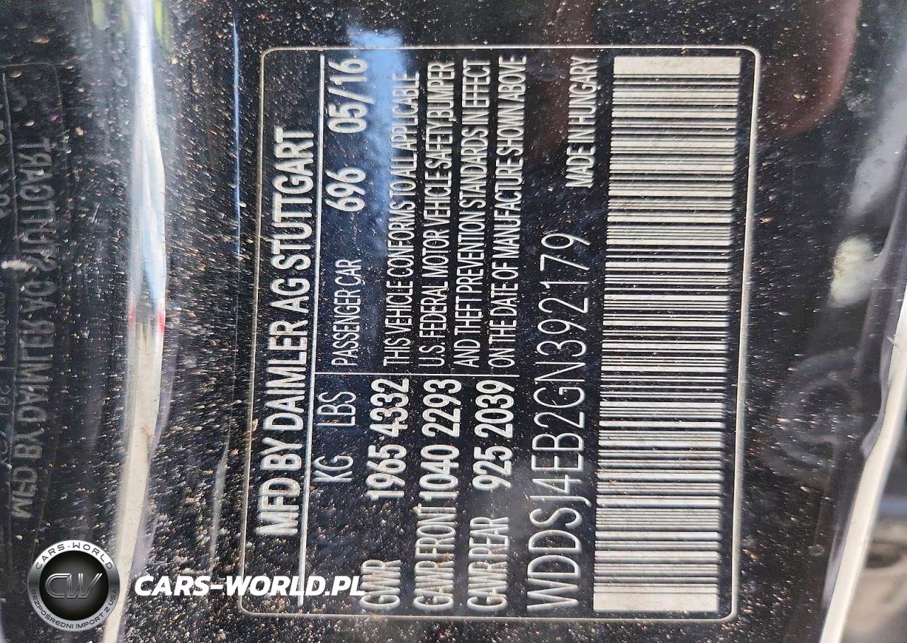 2016 Mercedes-Benz Cla 250 VIN:WDDSJ4EB2GN392179 - 12