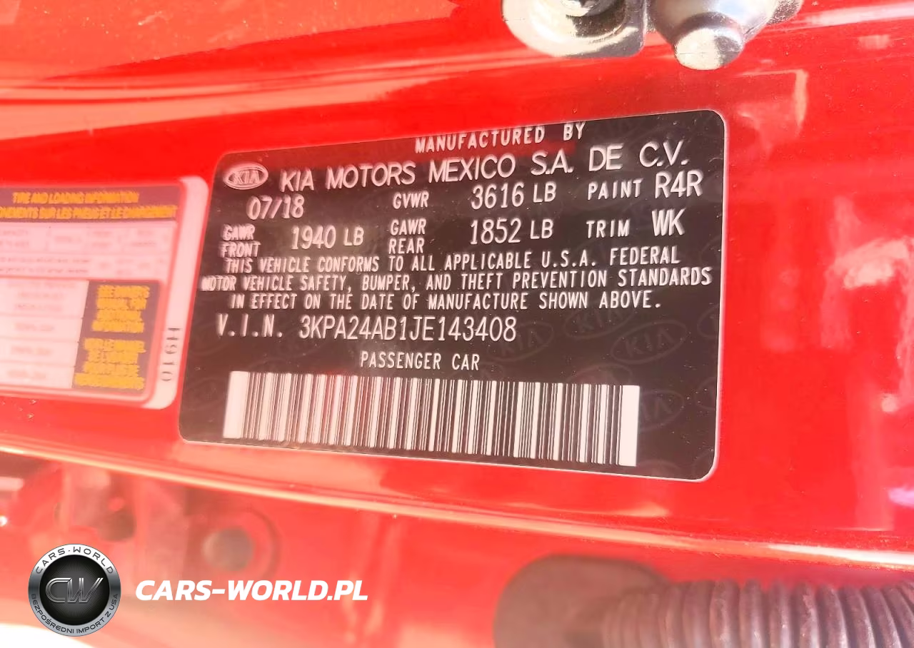 2018 Kia Rio S VIN:3KPA24AB1JE143408 - 12