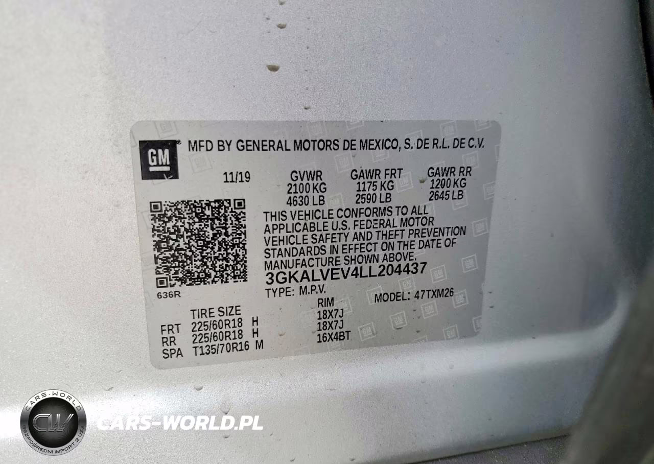 2020 GMC Terrain Slt VIN:3GKALVEV4LL204437 - 12