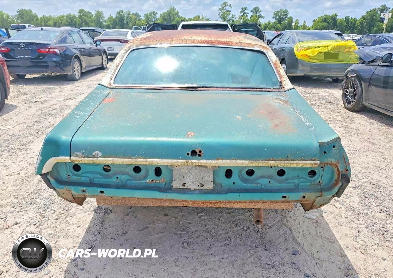 1963 Merc Grand Marquis VIN:7F91C624782 - 7