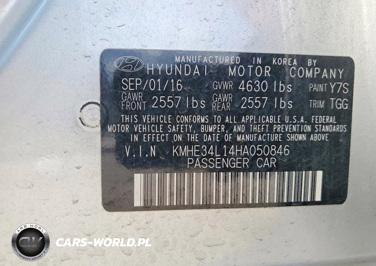 2017 Hyundai Sonata Hybrid Limited VIN:KMHE34L14HA050846 - 12
