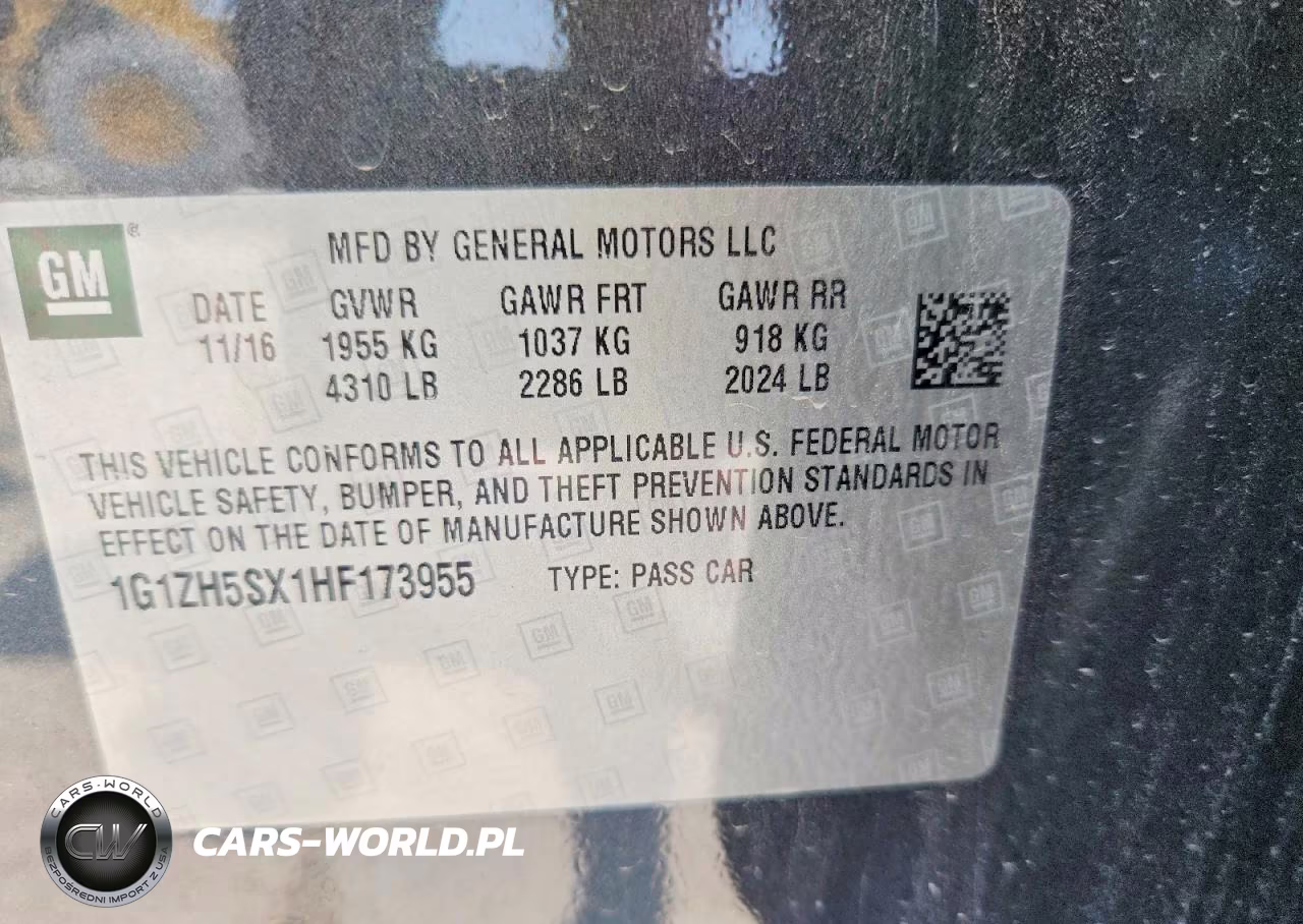 2017 Chevrolet Malibu Premier VIN:1G1ZH5SX1HF173955 - 12