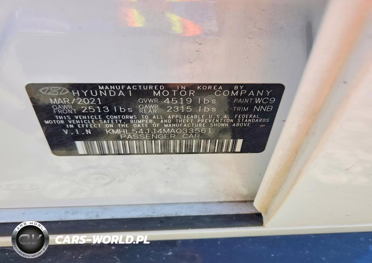 2021 Hyundai Sonata Hybrid Limited VIN:KMHL54JJ4MA033561 - 13