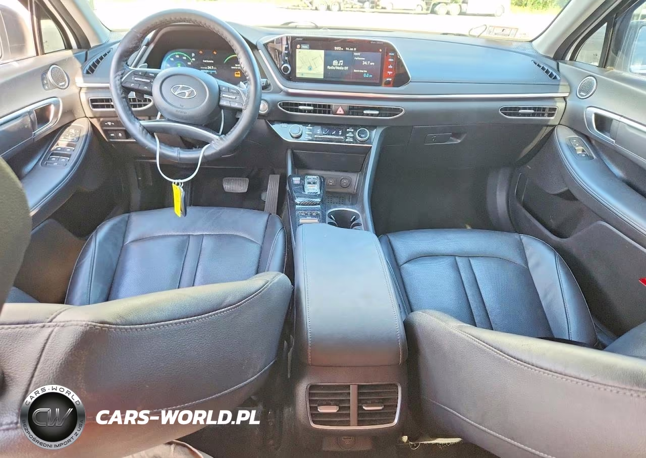 2021 Hyundai Sonata Hybrid Limited VIN:KMHL54JJ4MA033561 - 8