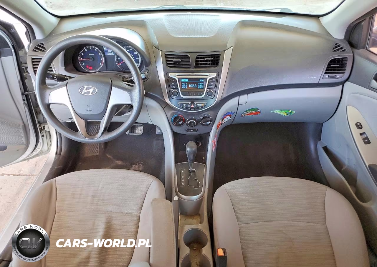 2015 Hyundai Accent Gls VIN:KMHCT4AE1FU921307 - 8