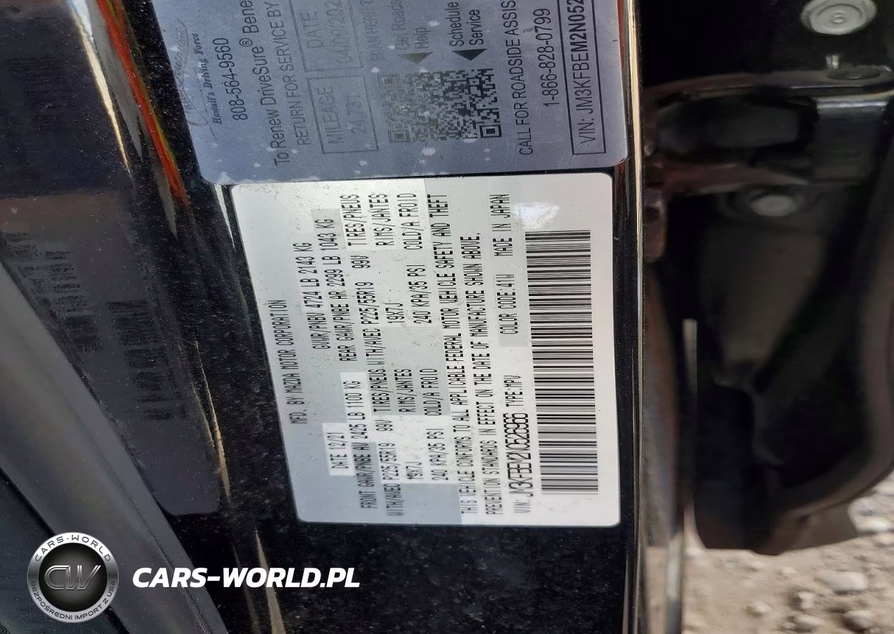 2022 Mazda Cx-5 Premium Plus VIN:JM3KFBEM2N0526966 - 13
