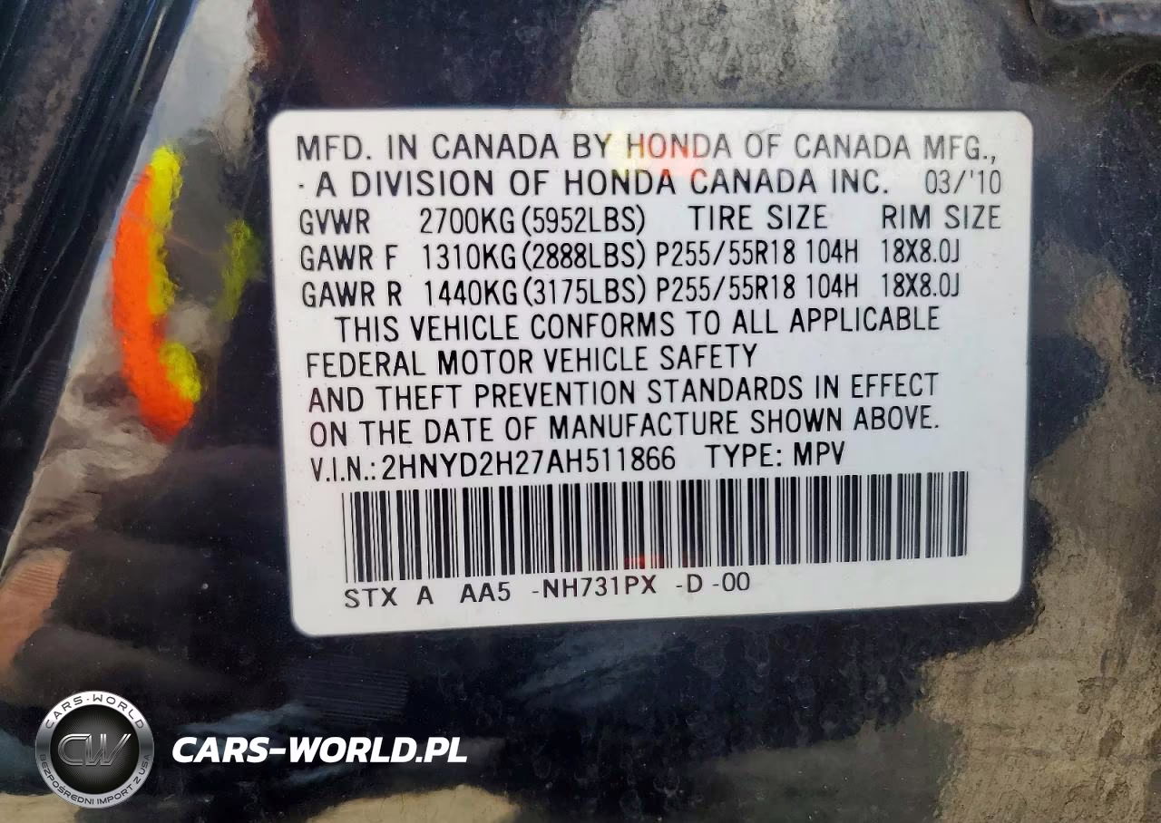 2010 Acura Mdx VIN:2HNYD2H27AH511866 - 14