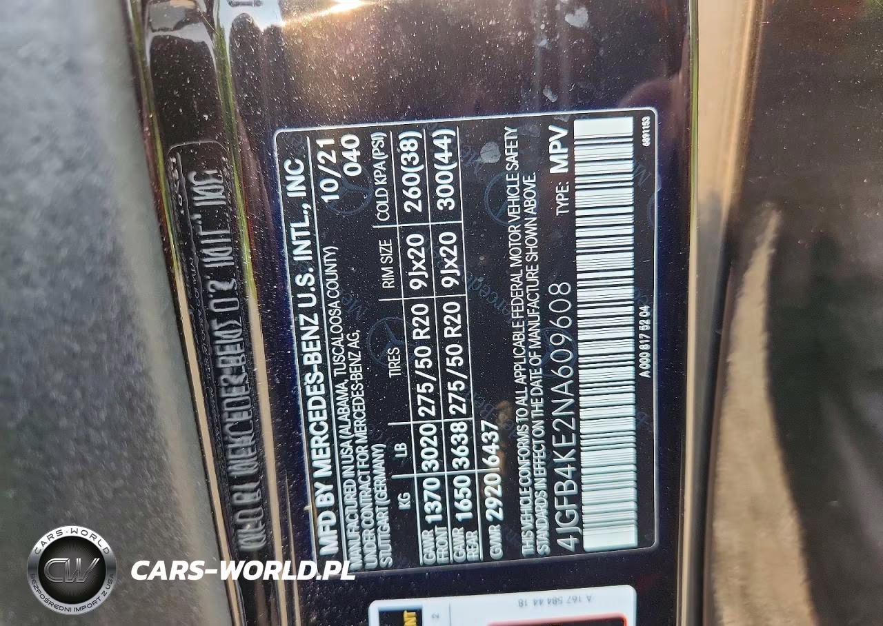 2022 Mercedes-Benz Gle 350 4Matic VIN:4JGFB4KE2NA609608 - 13