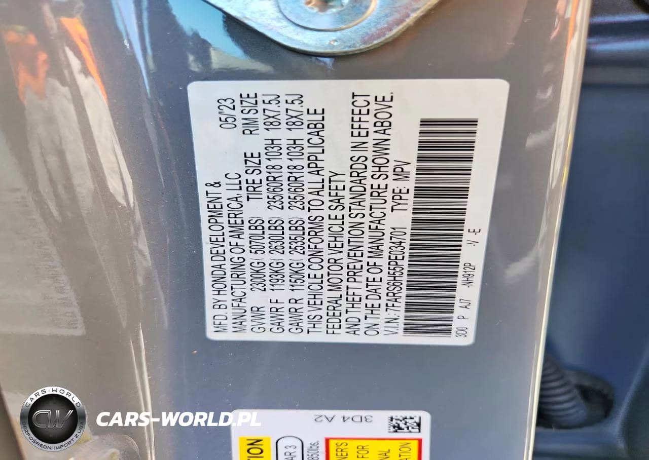 2023 Honda Cr-V Sport VIN:7FARS6H55PE034701 - 13