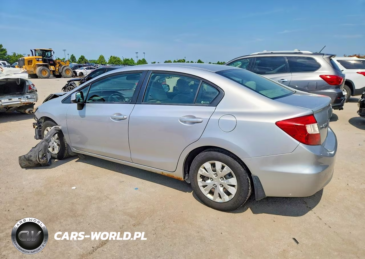2012 Honda Civic Lx VIN:19XFB2F54CE086380 - 2