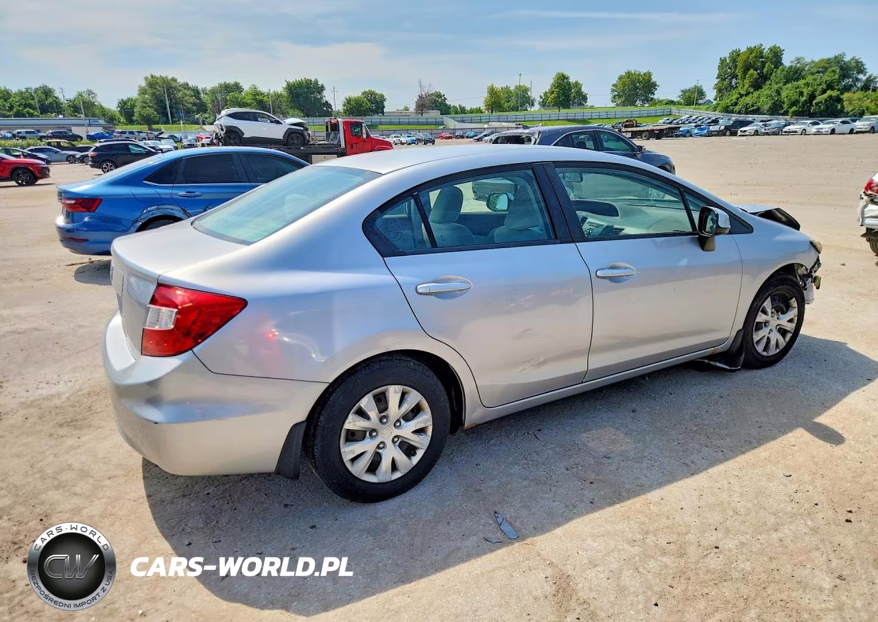 2012 Honda Civic Lx VIN:19XFB2F54CE086380 - 3