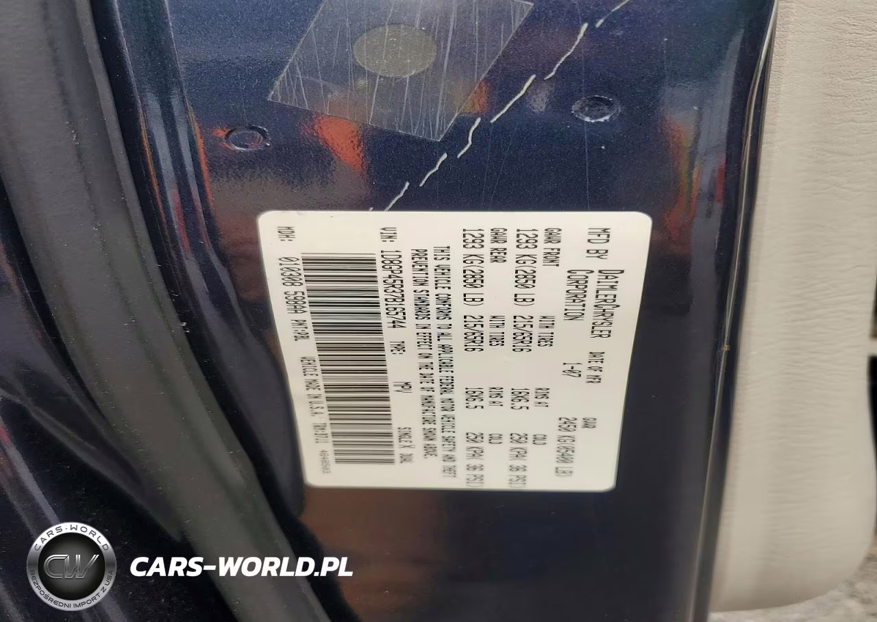2007 Dodge Caravan Sxt VIN:1D8GP45R37B165744 - 13