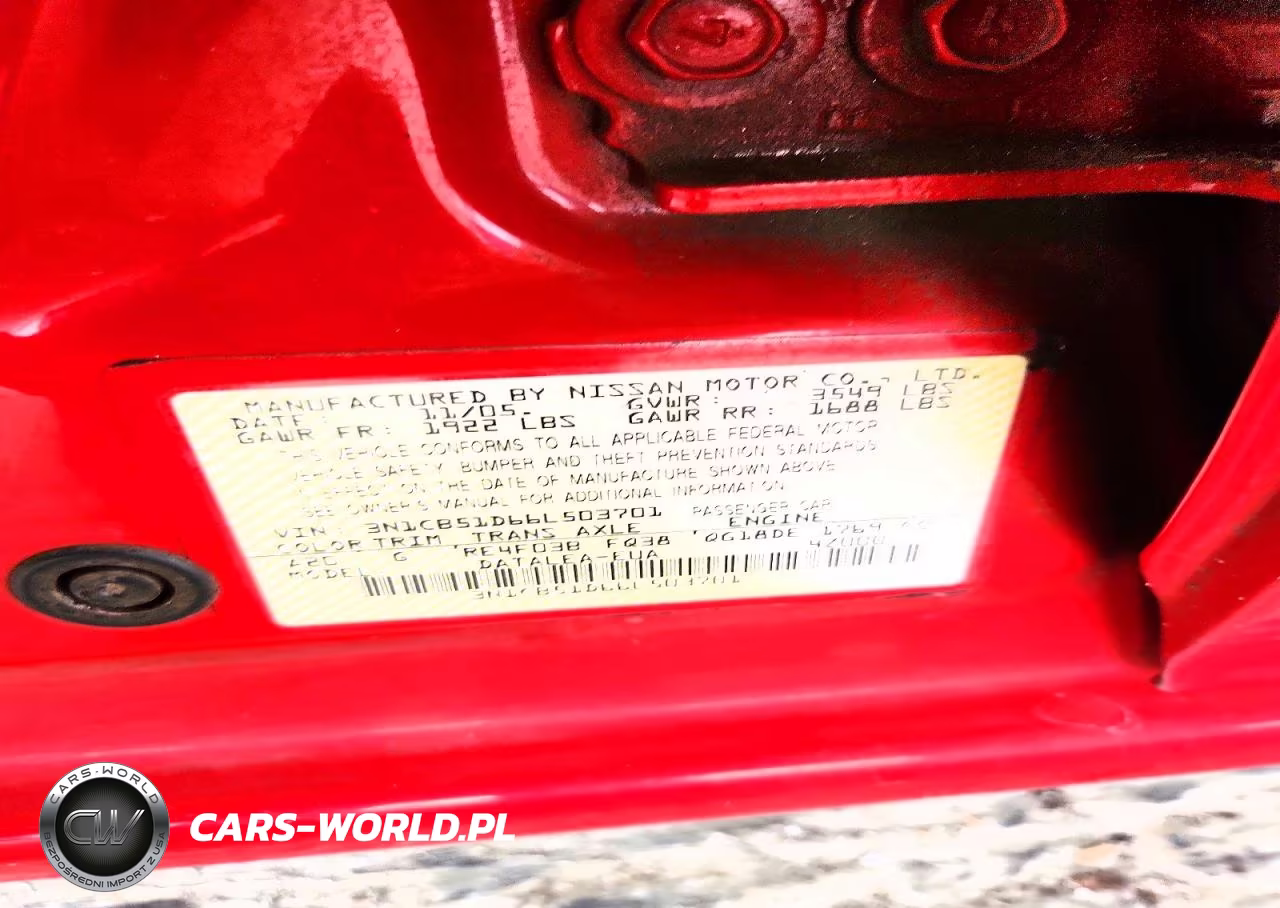 2006 Nissan Sentra 1.8 VIN:3N1CB51D66L503701 - 12