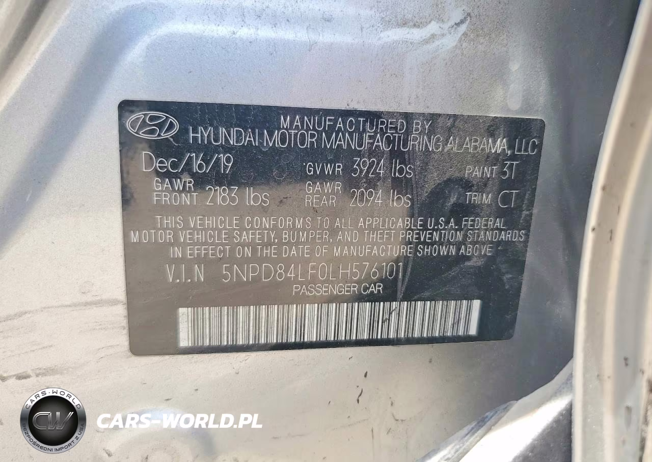 2020 Hyundai Elantra Sel VIN:5NPD84LF0LH576101 - 12