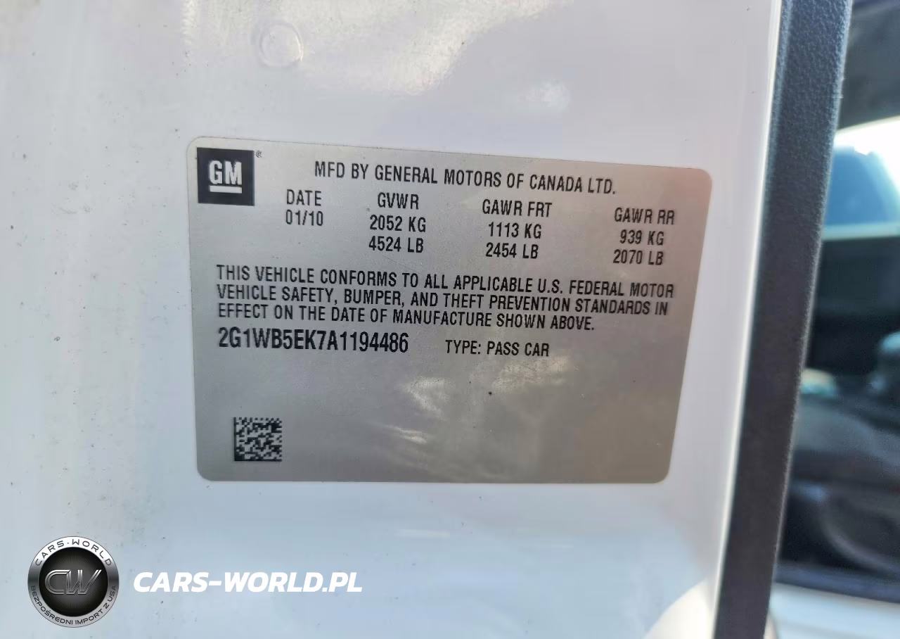 2010 Chevrolet Impala Lt VIN:2G1WB5EK7A1194486 - 12