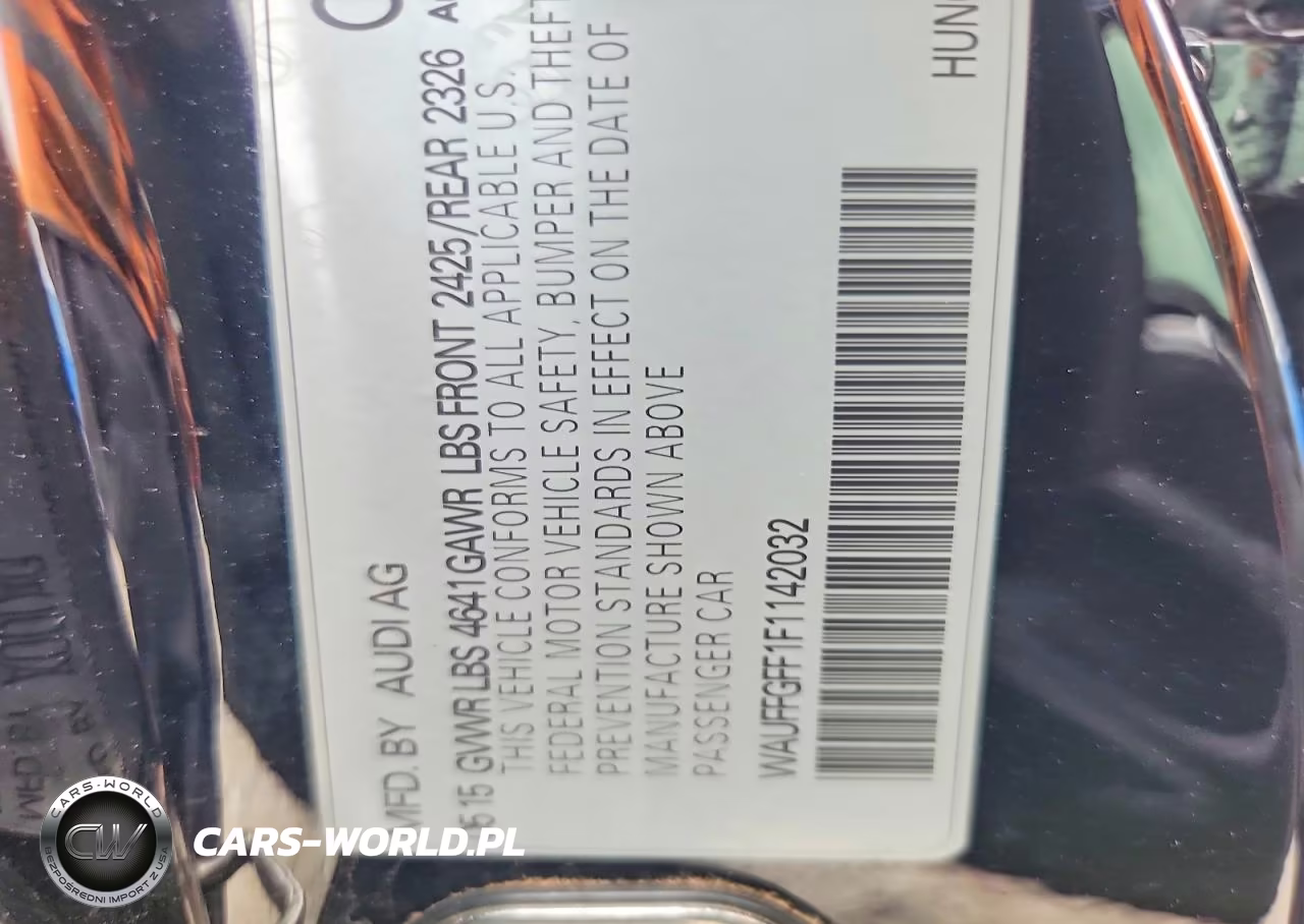 2015 Audi S3 Prestige VIN:WAUFFGFF1F1142032 - 13