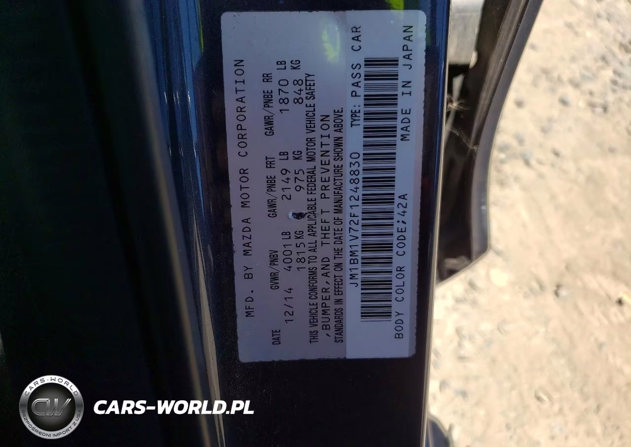 2015 Mazda 3 Touring VIN:JM1BM1V72F1248830 - 12
