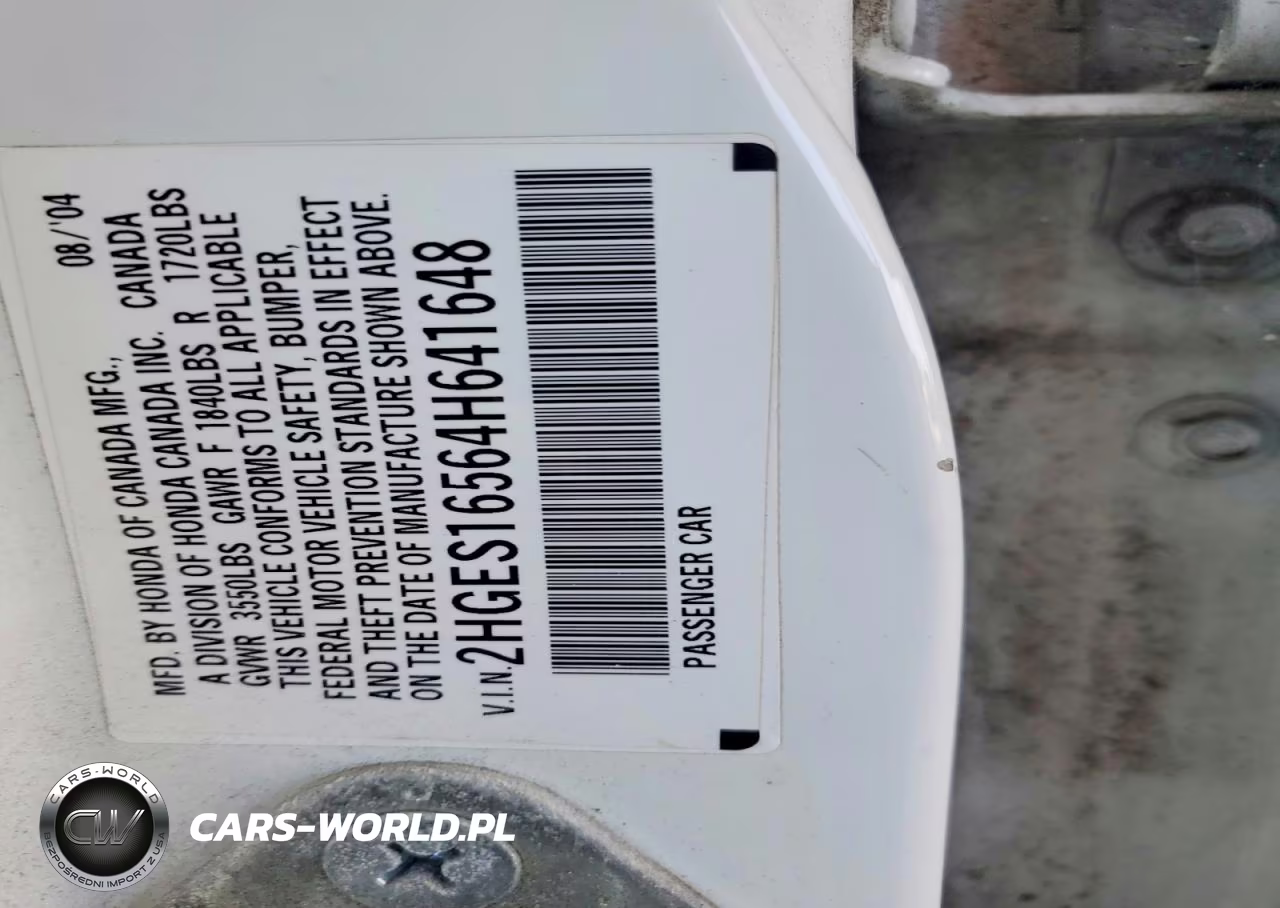 2004 Honda Civic Lx VIN:2HGES16564H641648 - 12