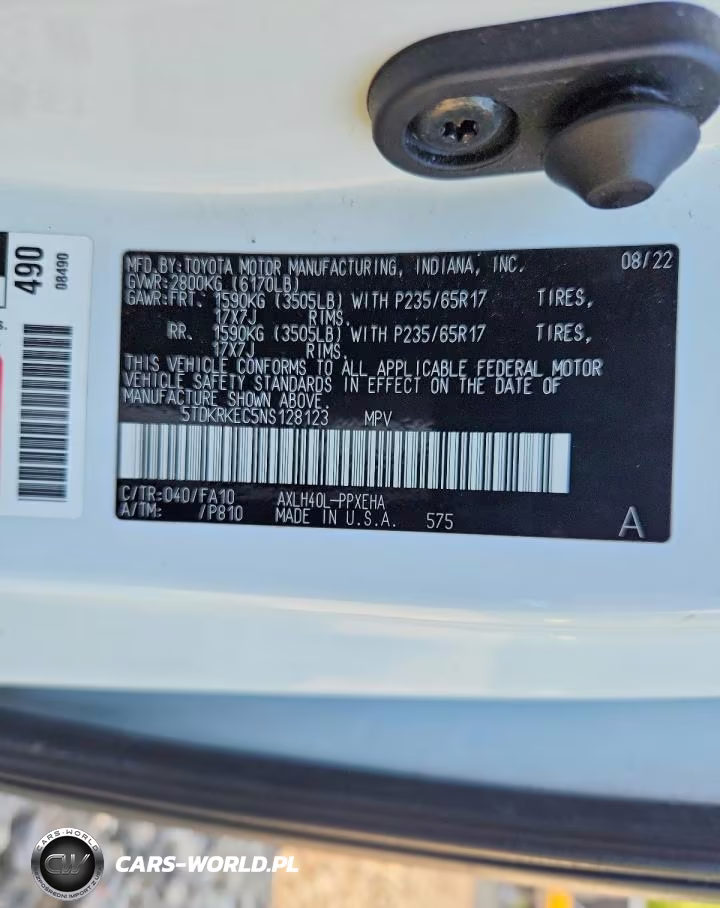 2022 Toyota Sienna Le VIN:5TDKRKEC5NS128123 - 13
